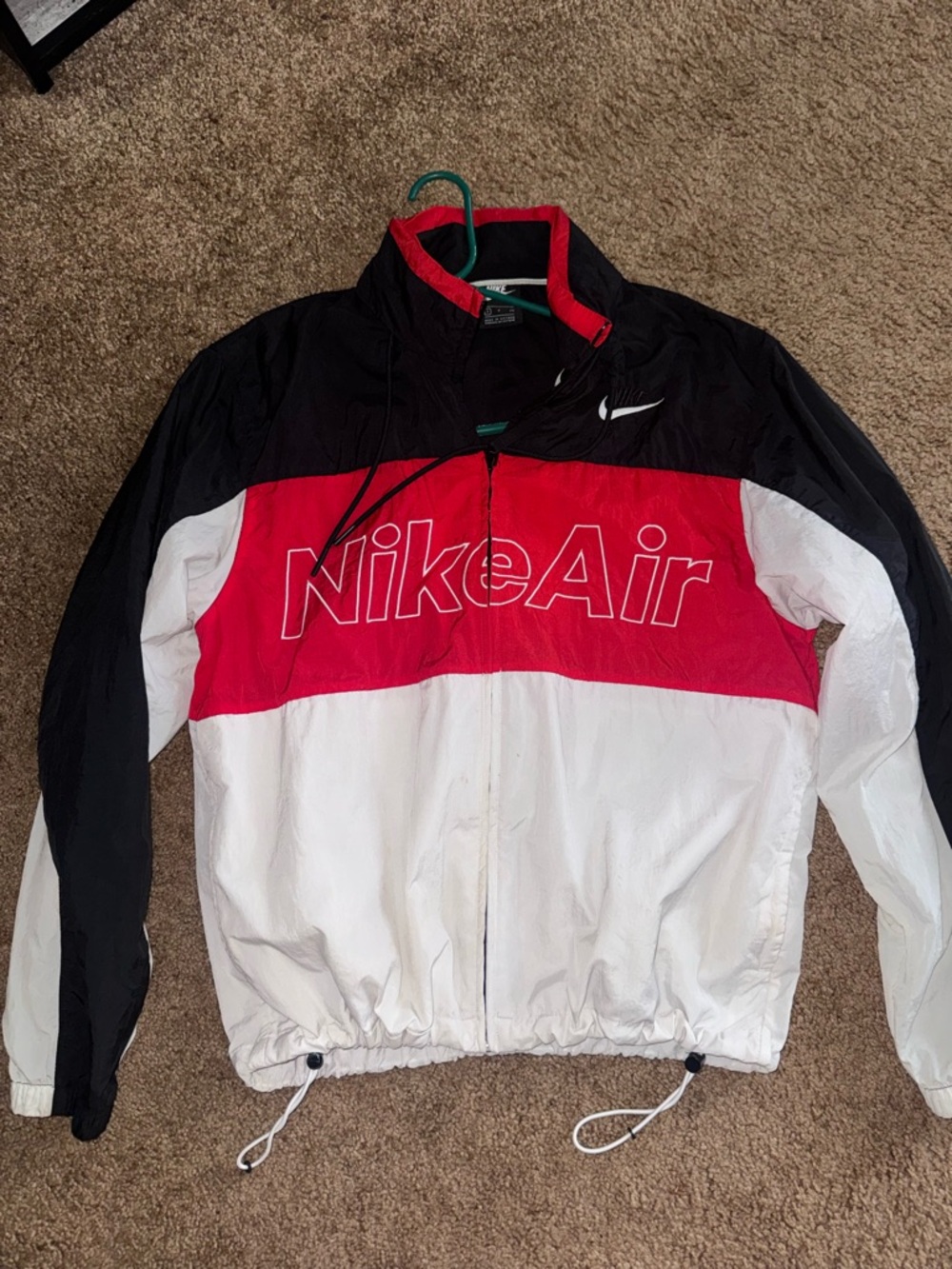Nike Colorblock NikeAir Windbreaker Jacket - Black/Red/White